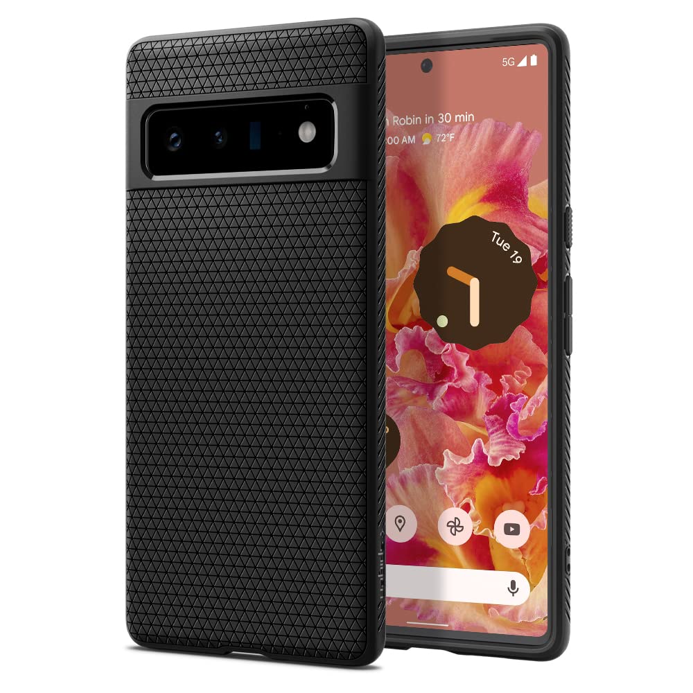 Spigen Liquid Air Designed For Google Pixel 6 Pro Case (2021) - Matte Black