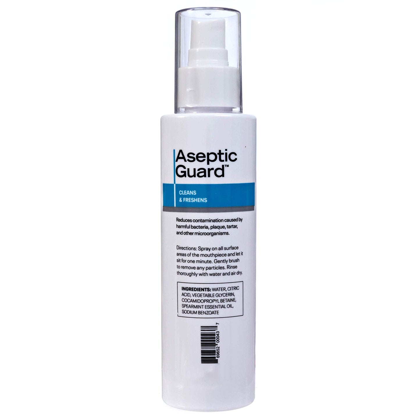 Aseptic Guard Mouth Guard Cleaning Spray - Single Bottle