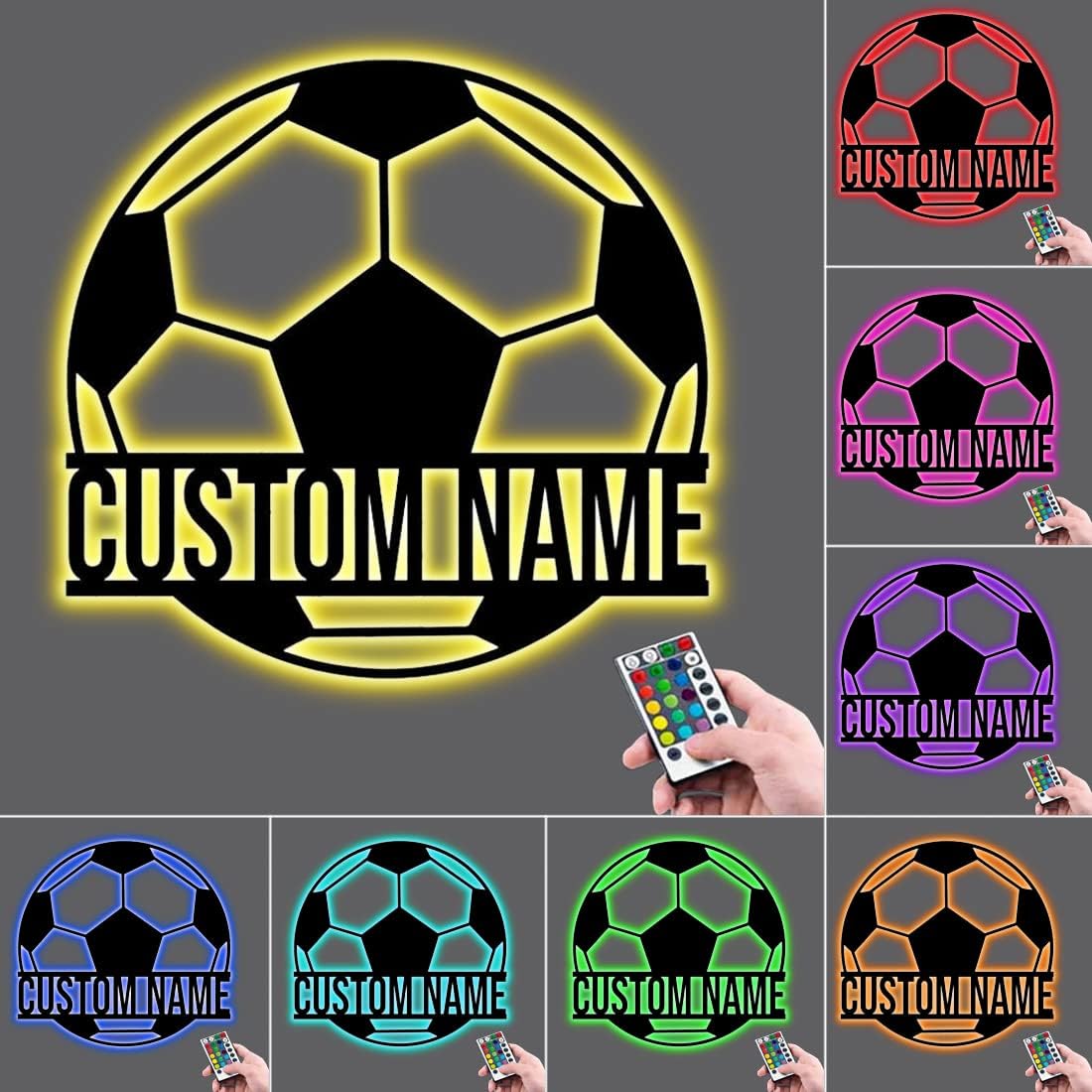Personalized Name 7 Colors Baseball lamp Custom Baseball Wall Art Night Light LED Name Sign Gift for Men Baseball Lover