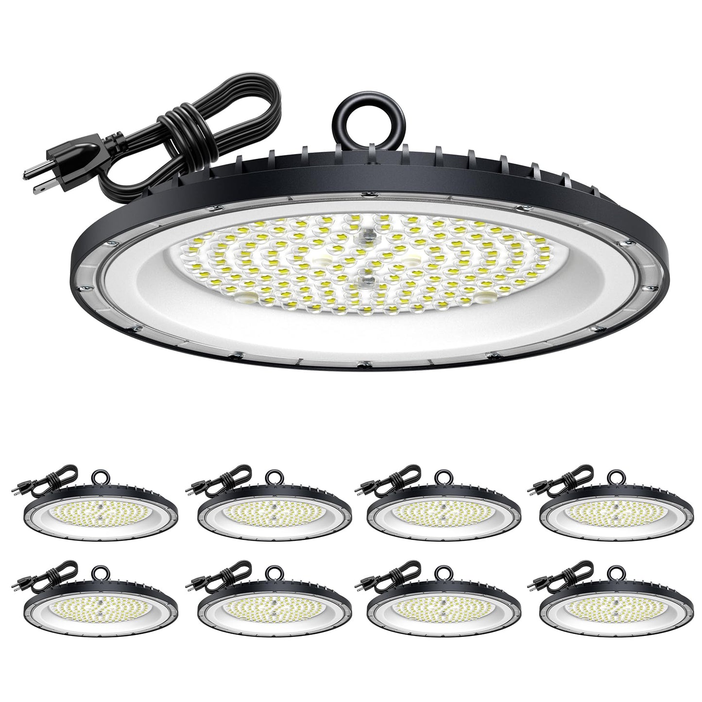 AIKVSXER High Bay Lights UFO Led Light 300W LED Shop Lights 6000K IP65 Commercial Bay Lighting Fixture 45000 LM Super UFO Bright