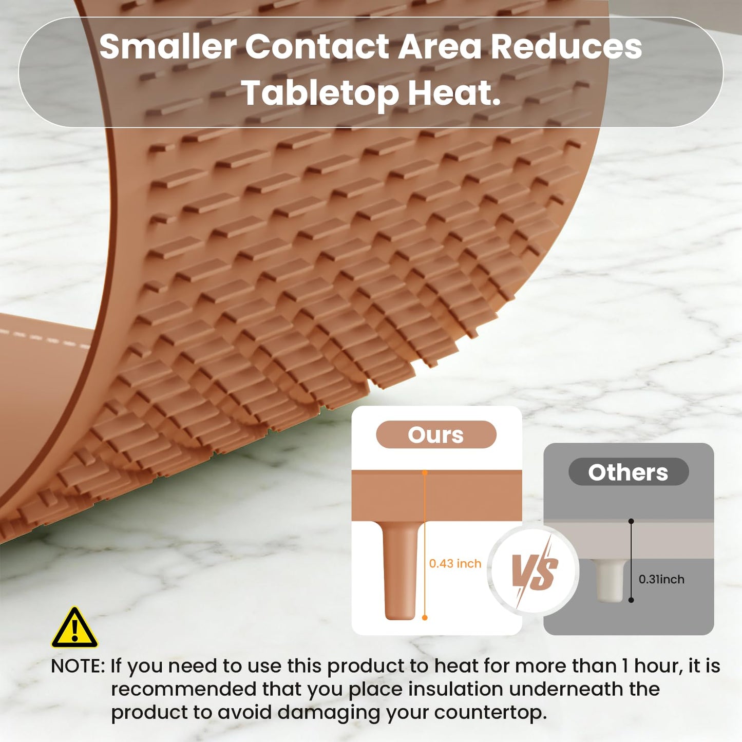 Warming Mat for Food, 24"x15" Food Warming Mat 6 Temperature & Timer Settings Upgrade Graphene Fast Full Surface Heating-Versatile Food Warmer for Gatherings, Parties, Everyday Use-Light Caramel