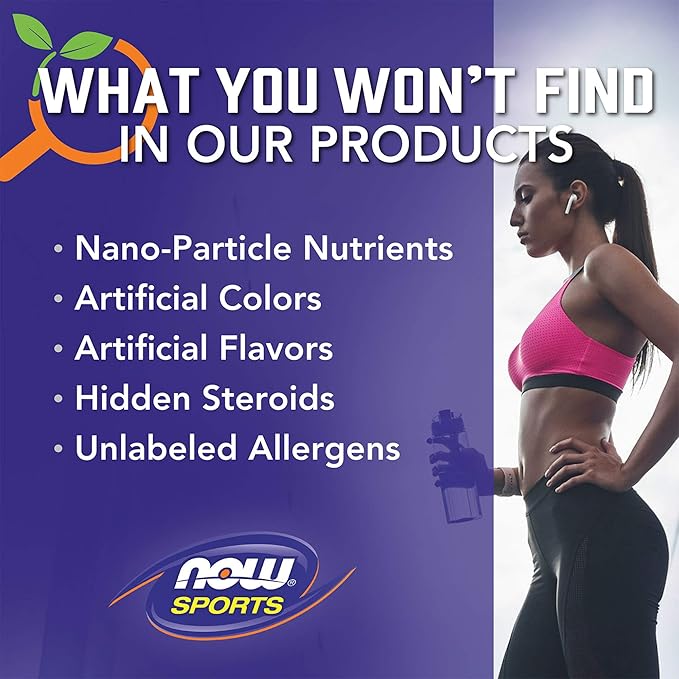 NOW Foods Sports Nutrition, Branched Chain Amino Acids, With Leucine, Isoleucine and Valine, 120 Veg Capsules
