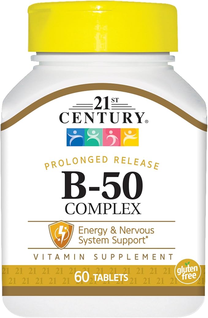 21st Century B-50 Complex Prolonged Release Tablets, 60-Count (Pack of 2)