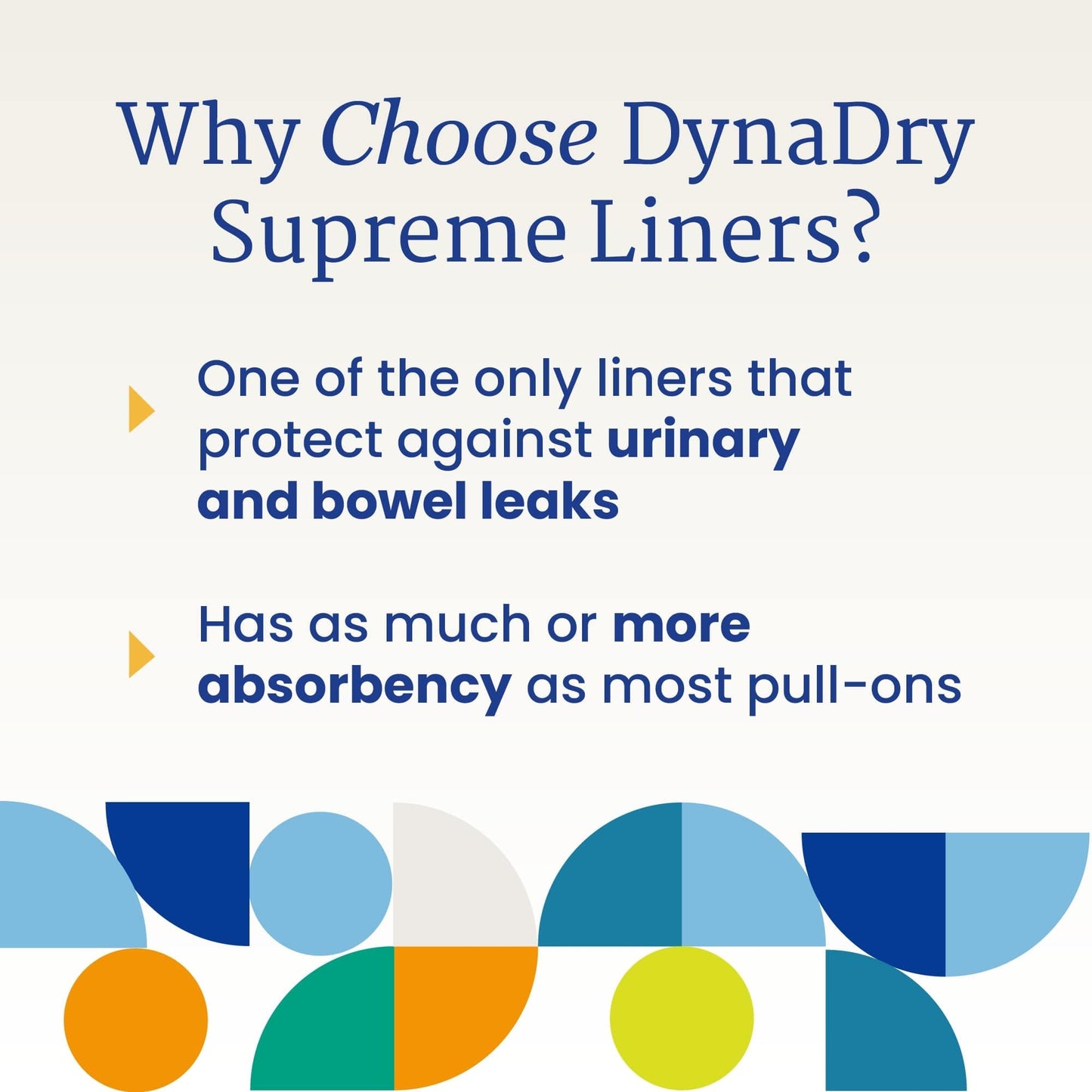 NorthShore DynaDry Supreme Liners Incontinence for Women and Men, Large, Pack/20