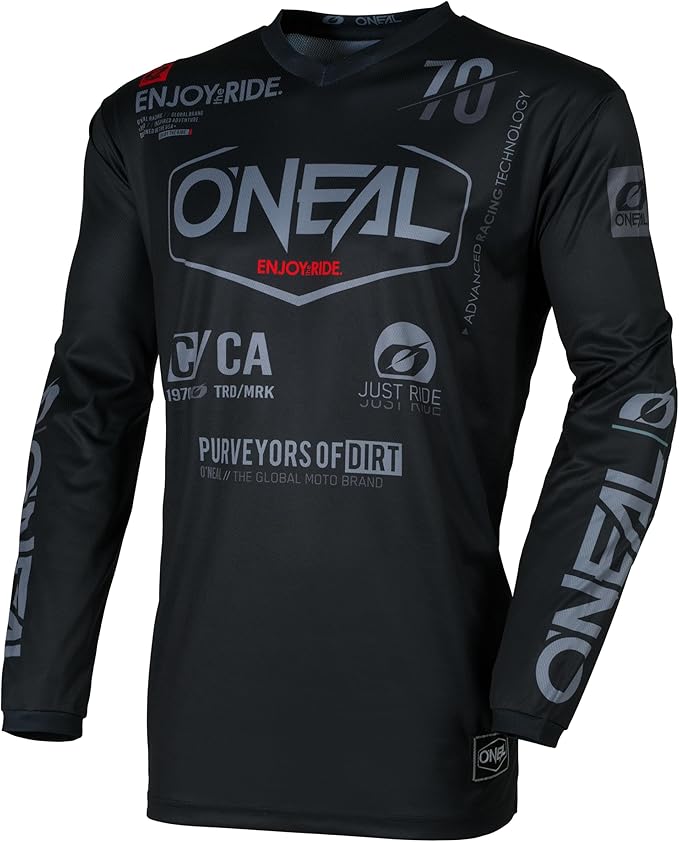 O'NEAL Element Jersey Mens Brand Black/Gray XX-Large