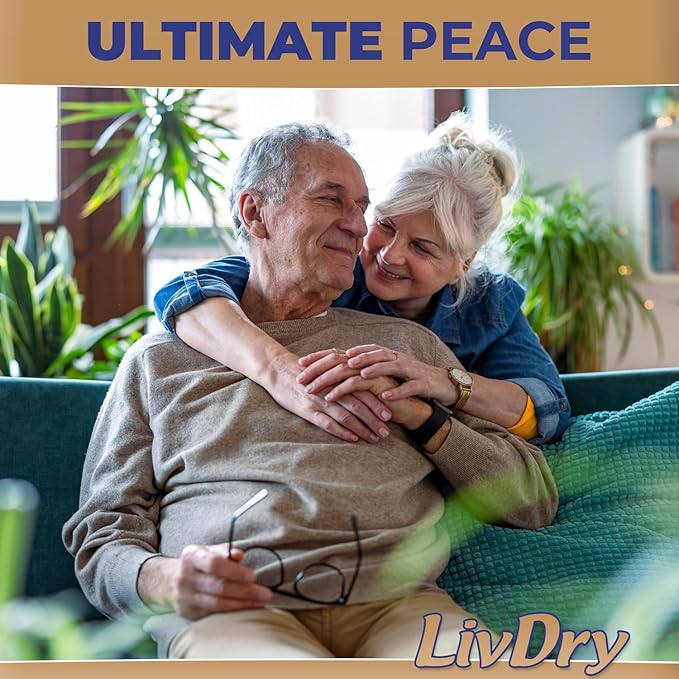 LivDry Ultimate XXL Adult Incontinence Underwear, High Absorbency, Leak Cuff Protection, XX-Large, 11-Pack