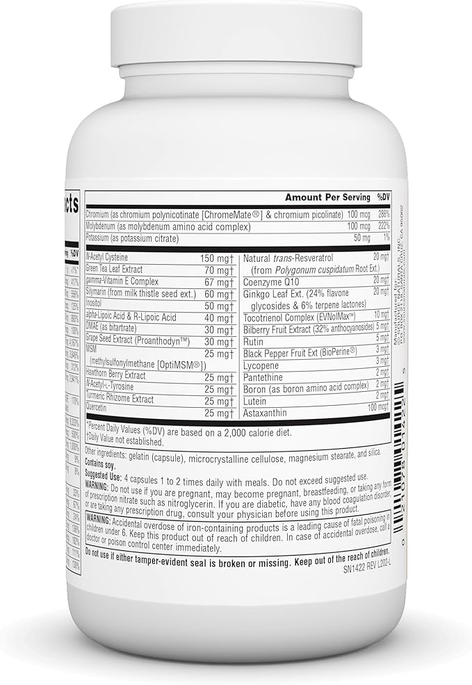 Source Naturals Life Force Multiple Daily Multivitamin High Potency Essential Vitamins, Minerals, Antioxidants & Nutrients - Energy & Immune Boost - 120 Capsules