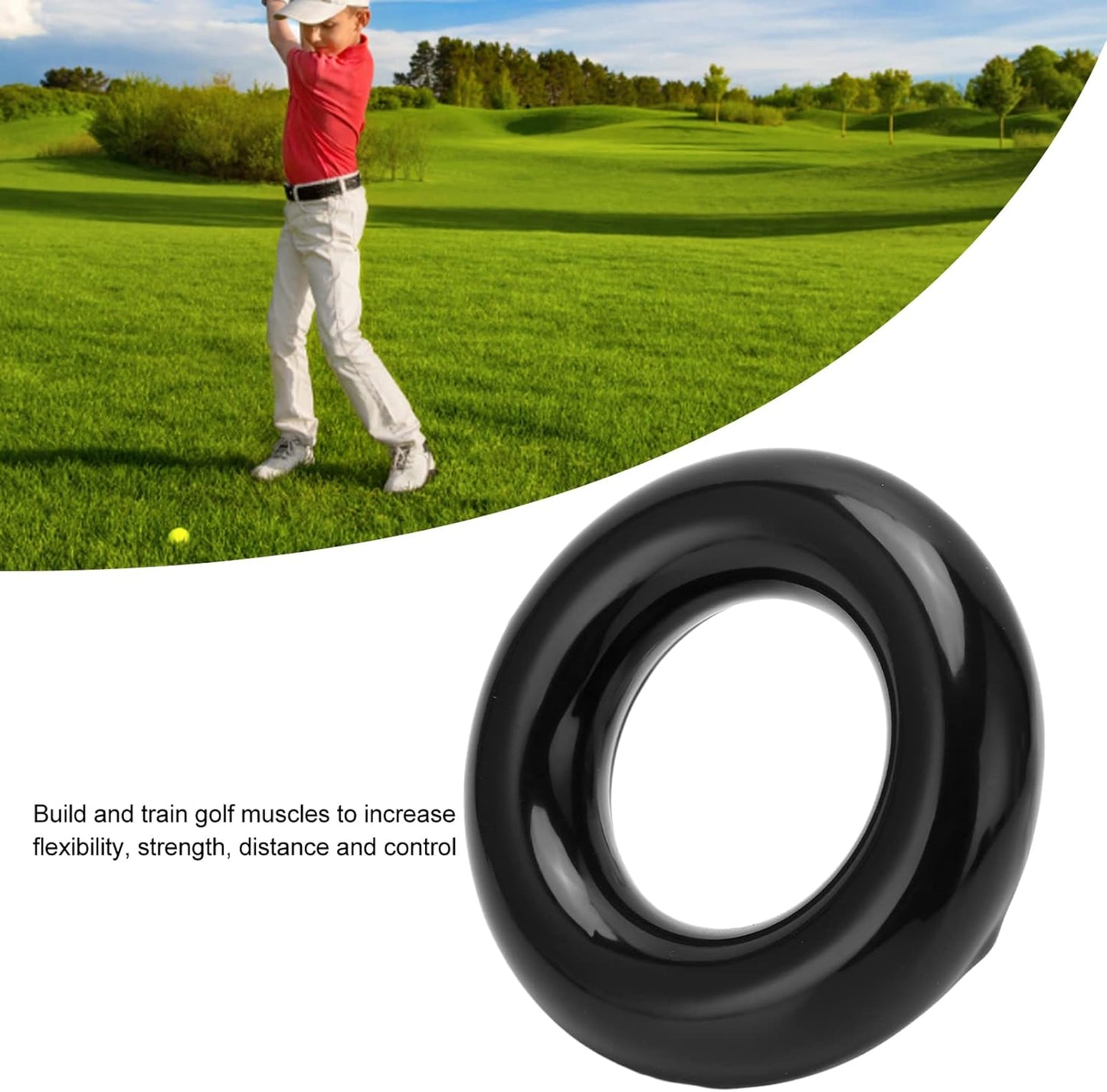 RBRSLALA Golf Swing Trainers Golf Weighted Swing Rings Golf Club Warm-up Weight Rings Practice Weight Rings Golf Swing Instructor Golf Club Weights