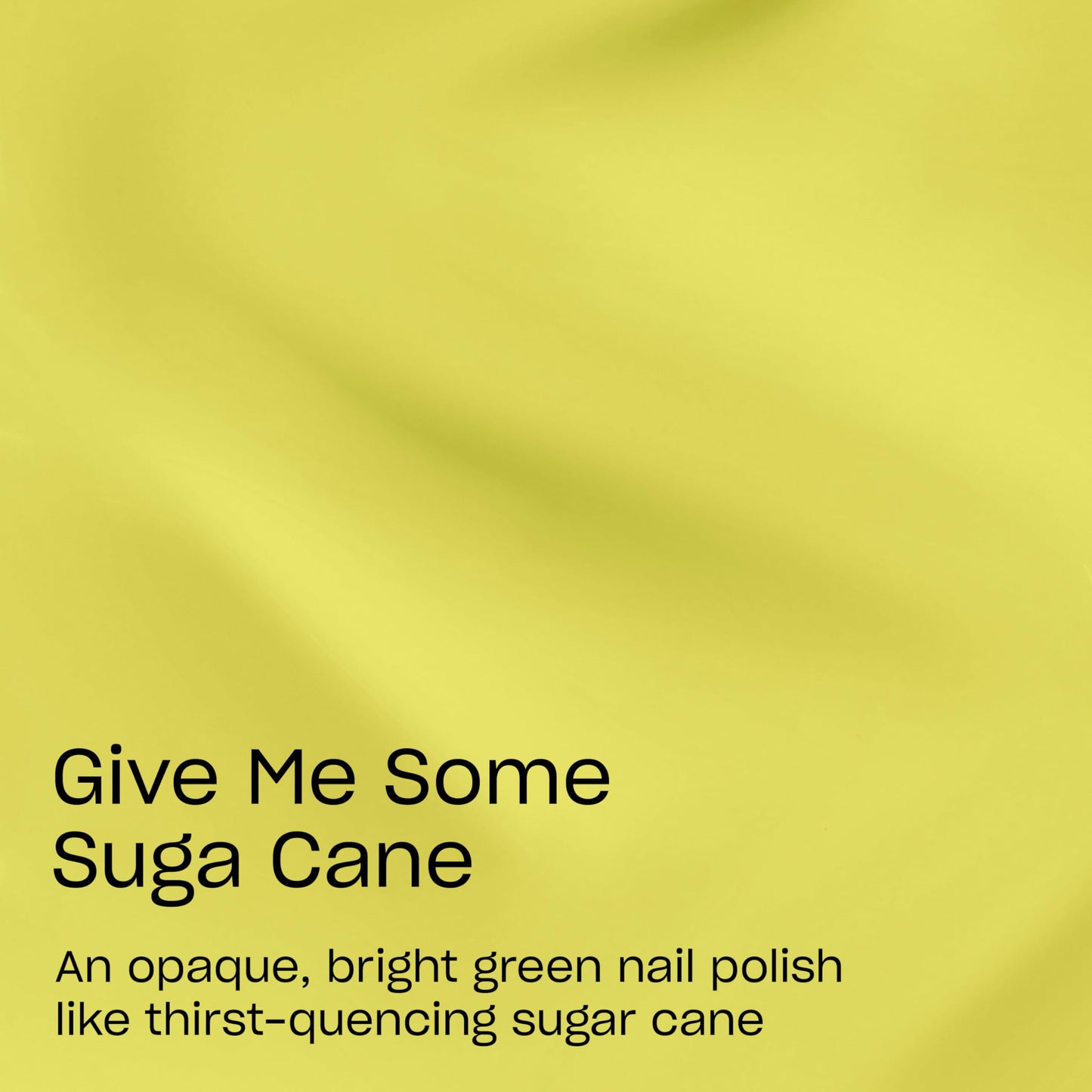 OPI Nature Strong Give Me Some Suga Cane | Opaque Bright Warm Yellow-Green Crme Natural Origin Nail Polish LE | Plant Based, Veg