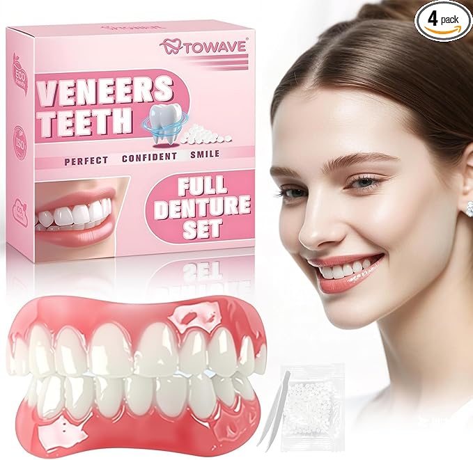 Veneers Teeth for Women and Men, Tooth Replacement Kit, Nature and Comfortable