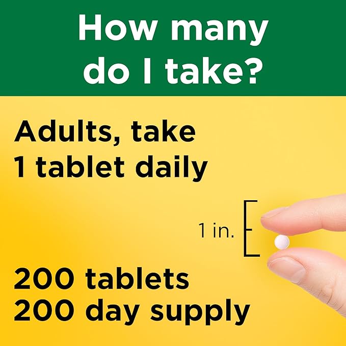 Nature Made Vitamin B12 500 mcg, Dietary Supplement for Energy Metabolism Support, 200 Tablets, 200 Day Supply