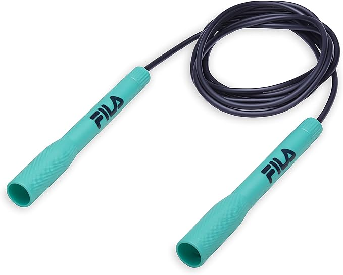 FILA Accessories Speed Jump Rope - 9ft Classic Fitness Jumping Rope | Adjustable Tangle-Free Cable & Extended Grip Handles...