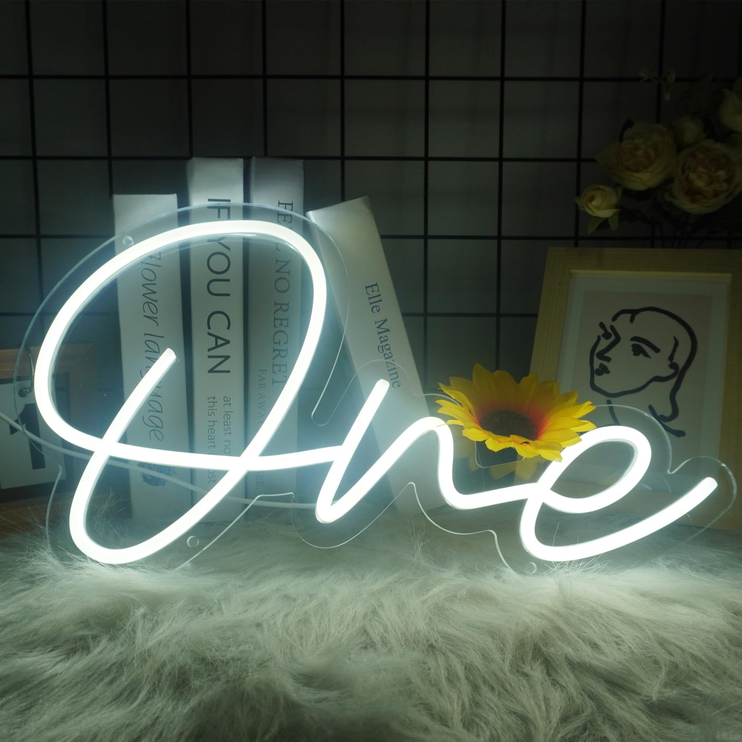 One Led Neon Sign 1St Birthday Neon Light With Usb Interefece One Led Light For Birthday Party Gifts Baby Decor Wedding