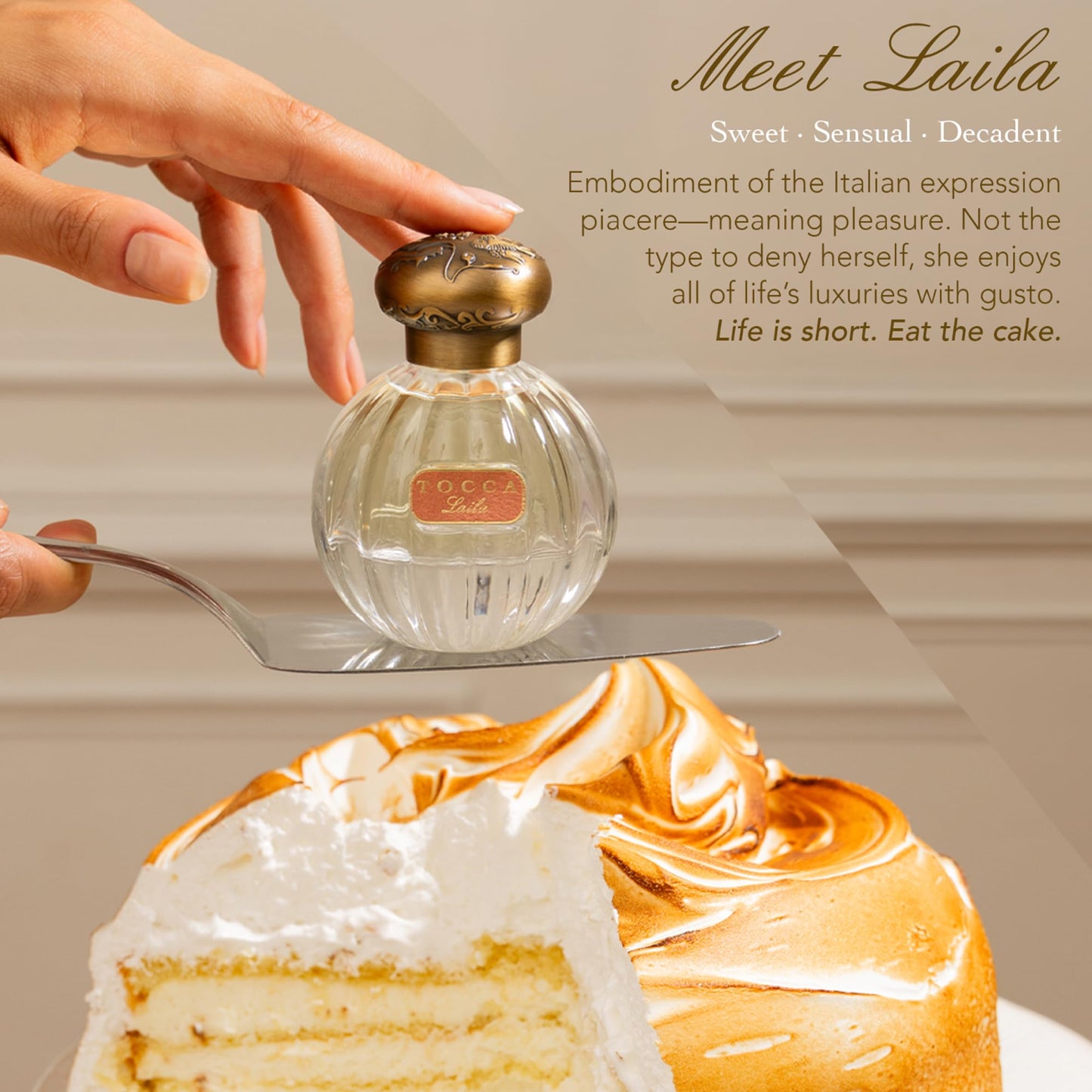 Tocca Laila Women's Perfume, 1.7 oz. (50 ml) - Bergamot, Vanilla & Amber, Sweet and Decadent Eau de Parfum