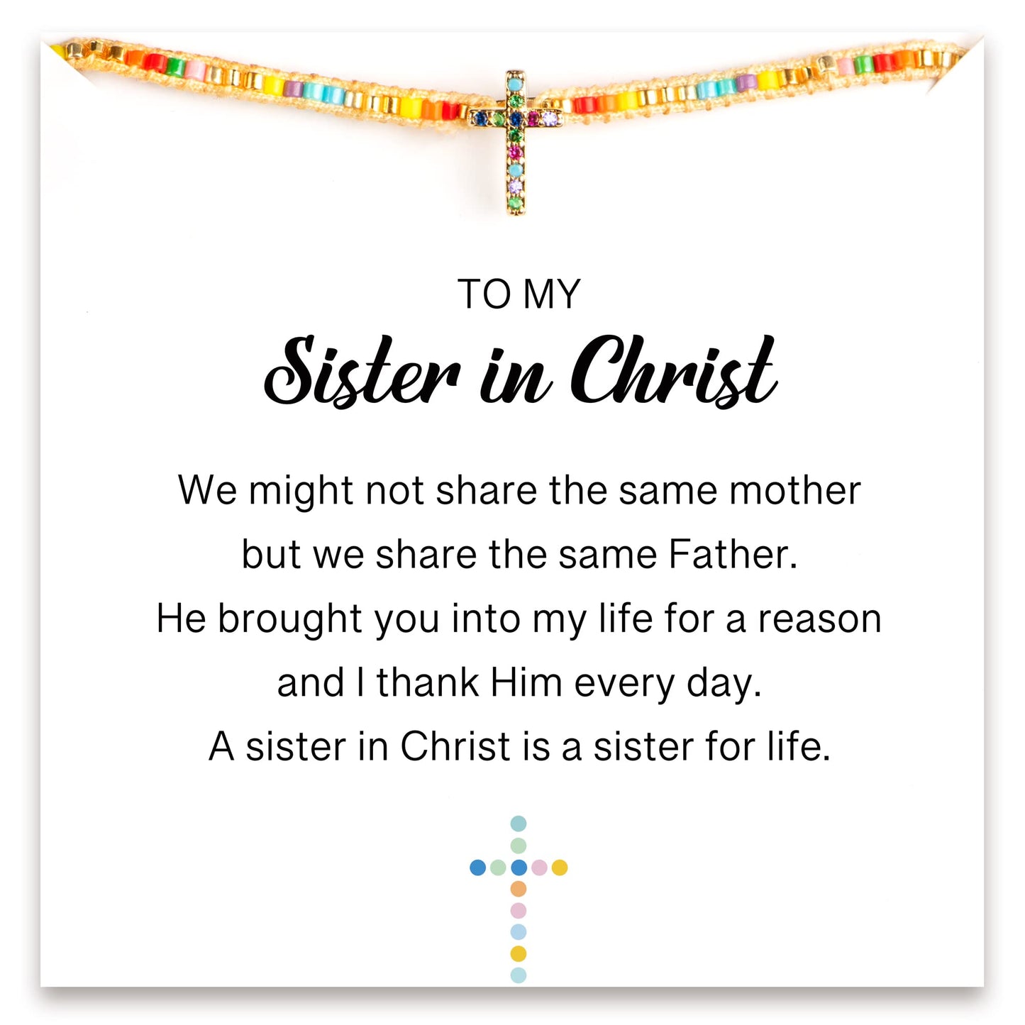 Sister in Christ Bracelet, Christian Gifts for Women, Religious Gifts for Women, Christian Bracelet for Women, Sister Bracelets