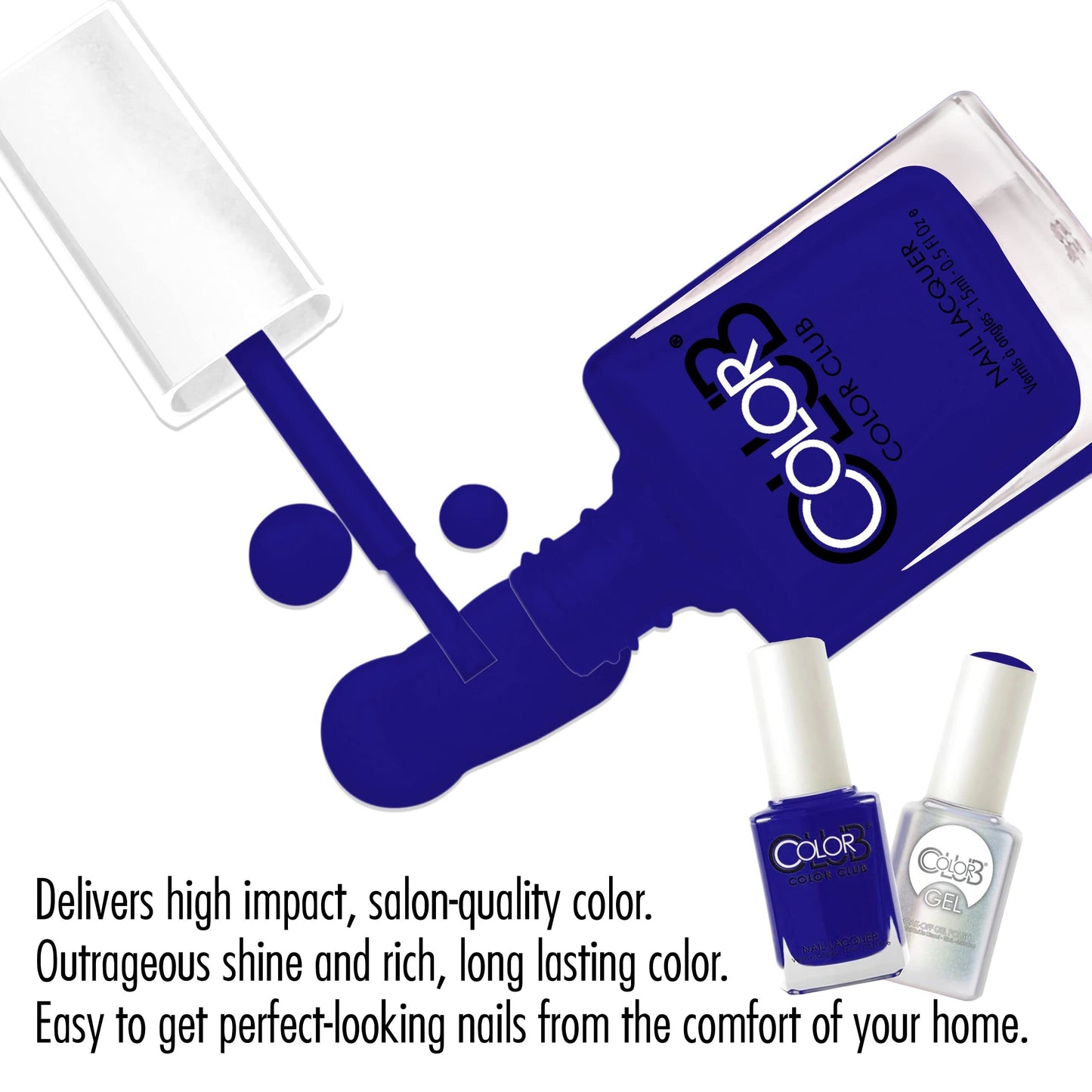 Color Club Bright Night Color Club Gel + Lacquer Duo Includes 1 Each Of 05gel993 and 05a993, 0.5 fluid_ounces