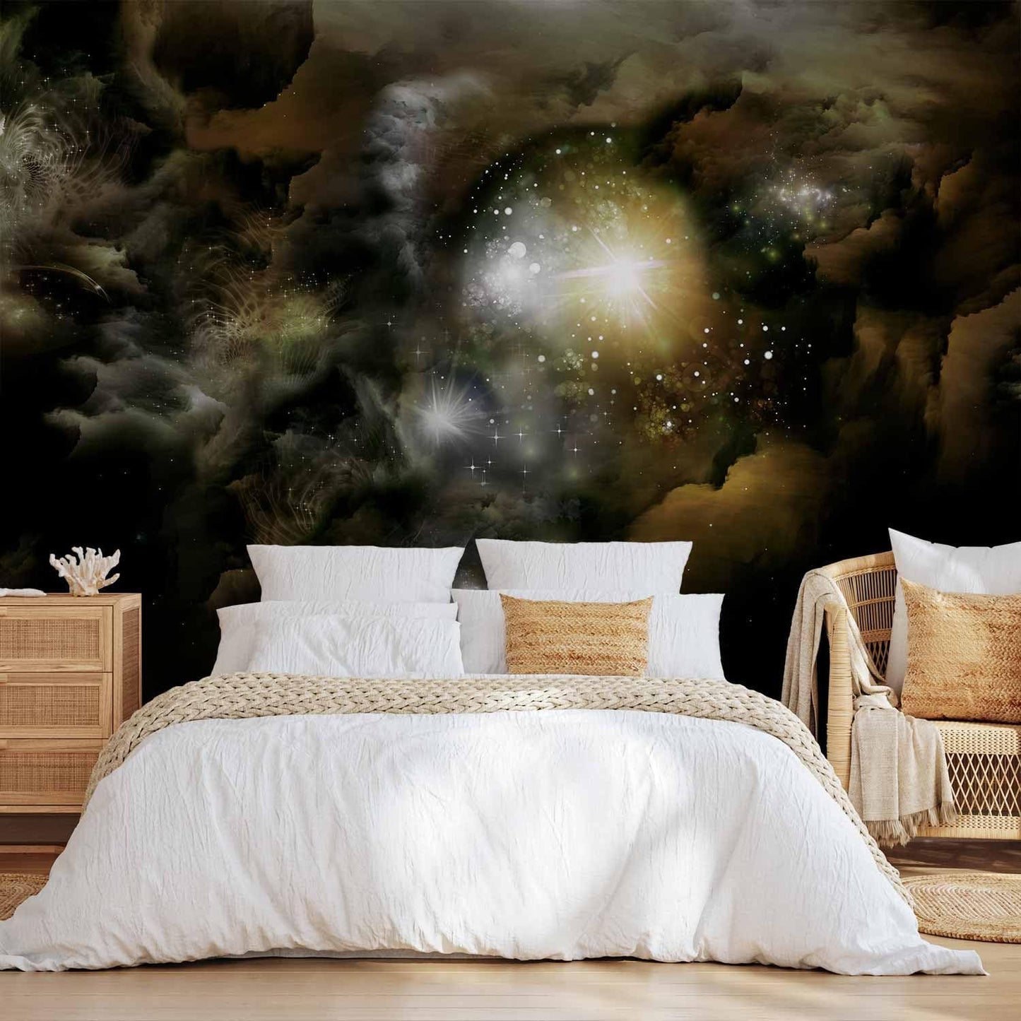 artgeist Wall Mural Cosmos Galaxy 138x101 in - XXL Non-Woven Wallpaper Fleece Wall Decor Photo Print Picture Image Design Home n-A-0027-a-b