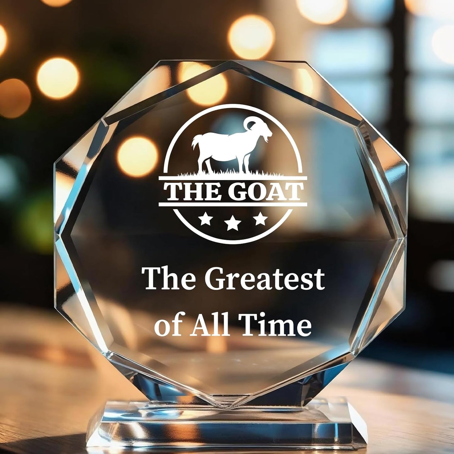 Personalized Crystal Trophy Award – Custom Awards and Trophies for Employees, Coworkers, Boss – Retirement, Farewell, Appreciation, Recognition Gifts – Custom Plaques