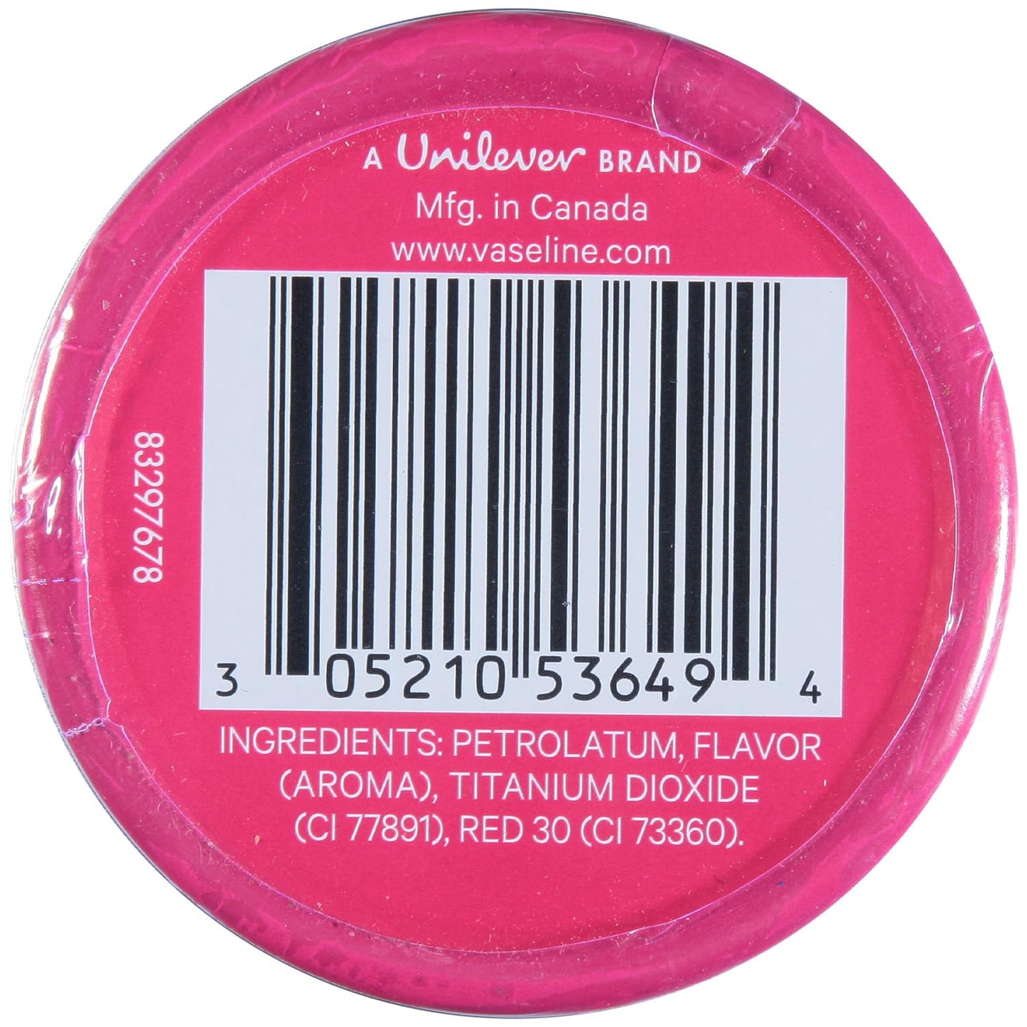 Vaseline Lip Therapy Rosy Lips Tin 3-Pack - Tinted Lip Balm for Soft, Smooth, Glossy Lips, 0.6 Oz Ea