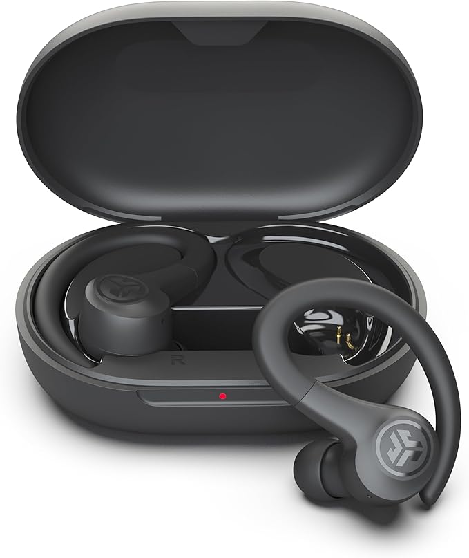 JLab Go Sport+ Wireless Workout Earbuds Featuring C3 Clear Calling, Secure Earhook Sport Design, 35+ Hour Bluetooth Playti...