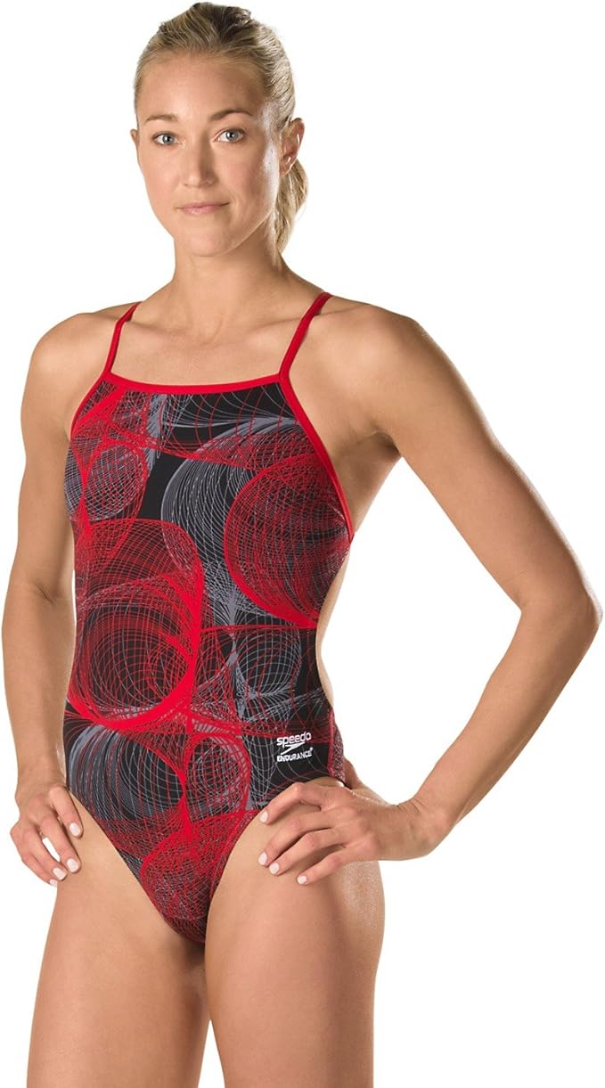 Speedo Women's Cyclone Strong One Back Endurance+ One Piece Swimsuit