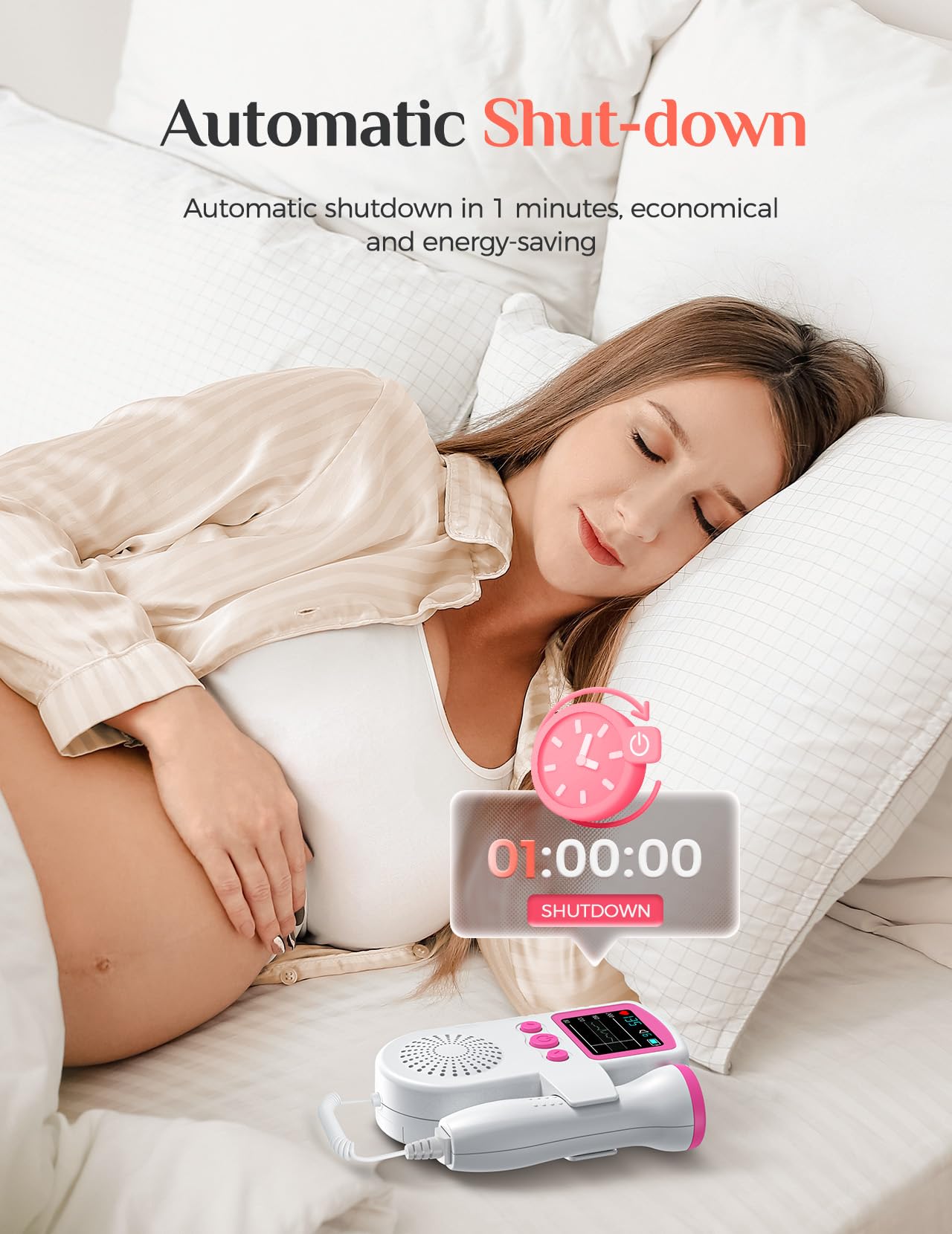 Fiogeo IMEX DOP-Tone II/Monitor, Fetal Doppler Ultrasound, White