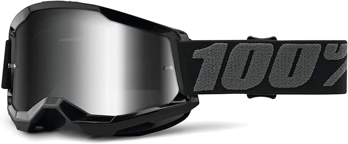 100% Strata 2 Motocross & Mountain Bike Goggles - MX and MTB Racing Protective Eyewear