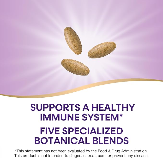 Nature's Way Systemwell Ultimate Immune*, with Vitamins C, A, D, Zinc, Selenium, Multi-System Botanical Blends Including Immune, Respiratory, Digestive, & Circulatory, 90 Tablets (Packaging May Vary)