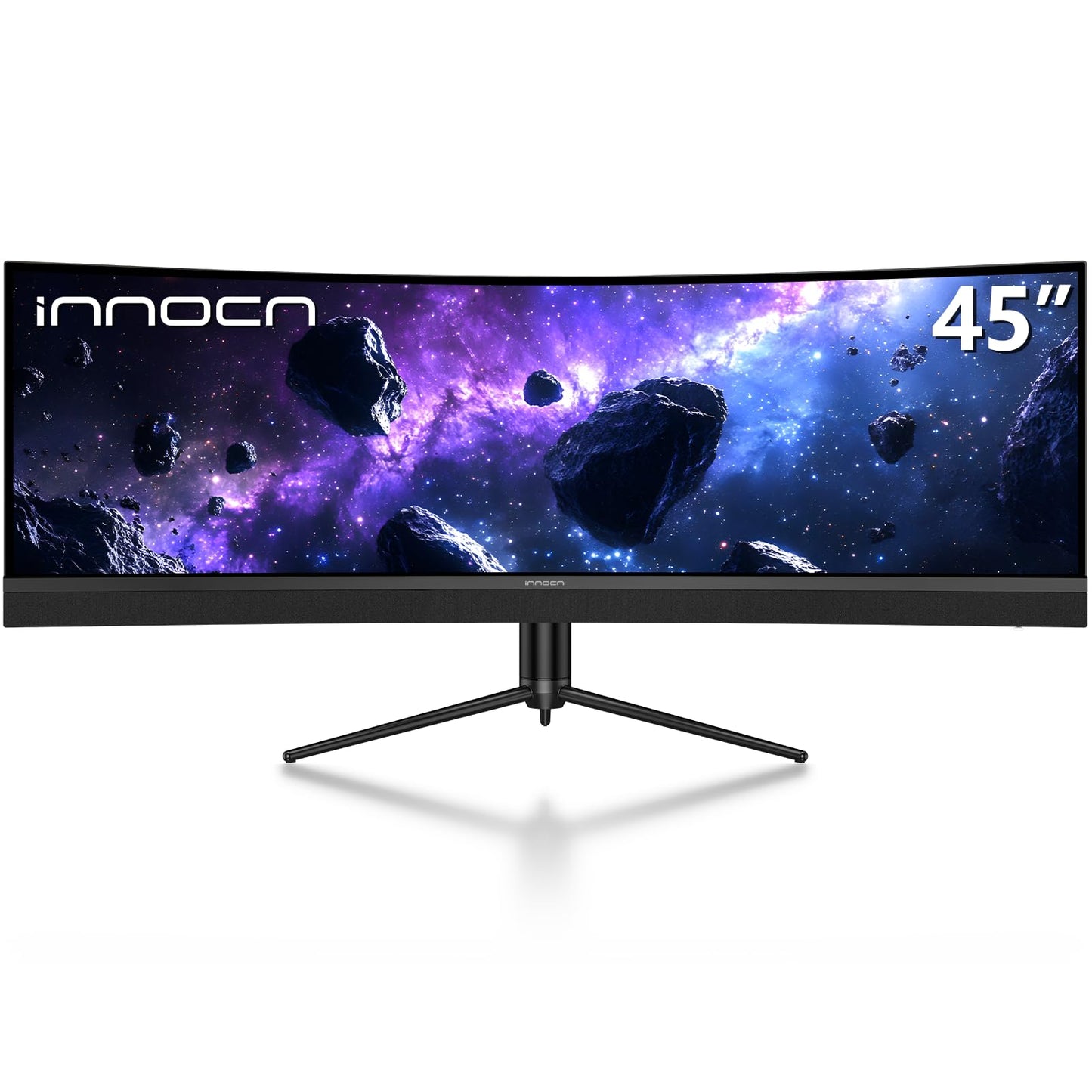 INNOCN 45 Inch 5K2K 5120 x 1440p 120Hz Ultrawide Curved Gaming Monitor, R1500, HDR400, USB Type-C 65W Power Delivery, PIP/PBP, Built-in Speaker, Height Adjustable, Black