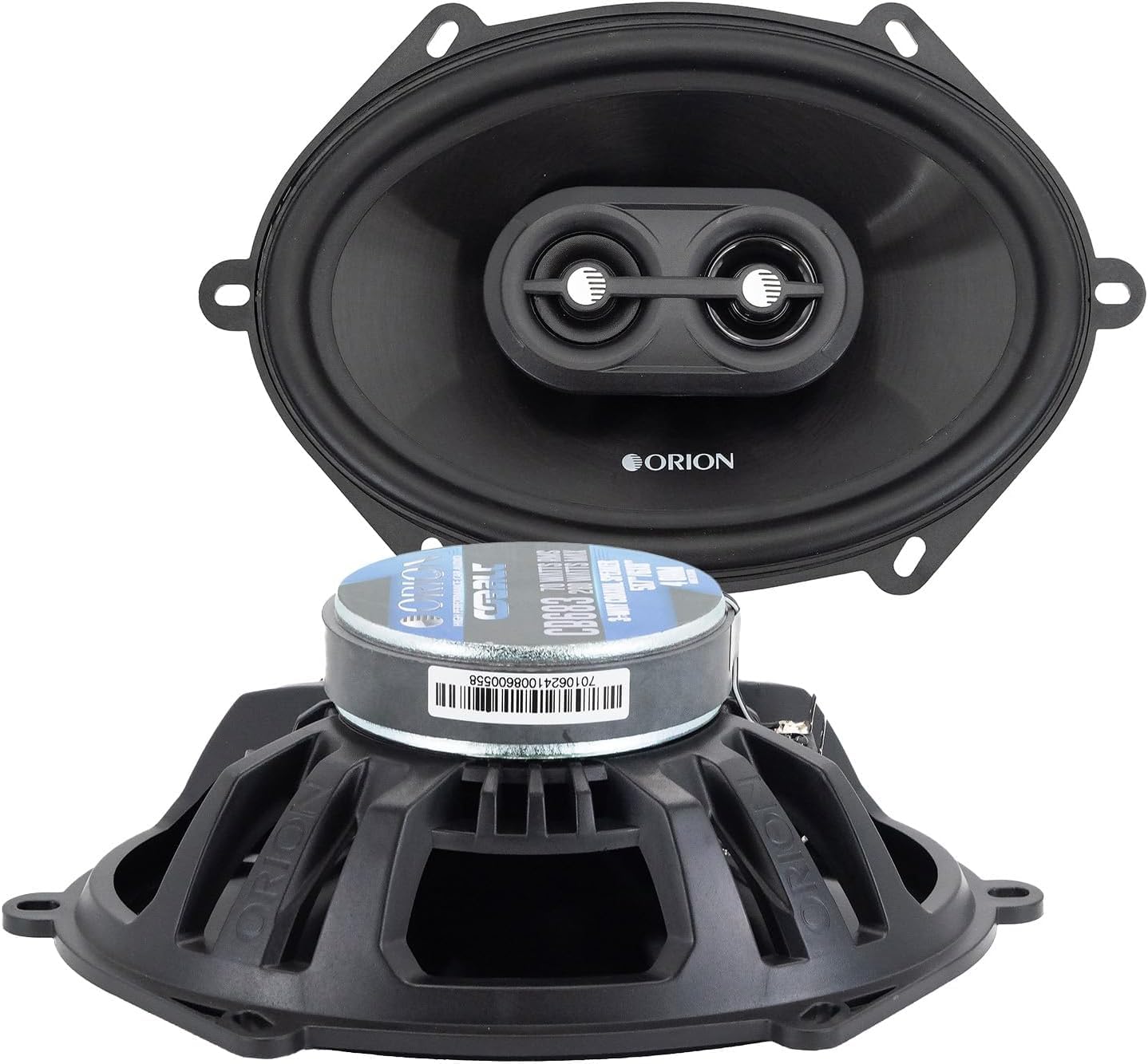 ORION Cobalt Series CB683 6x8    3-Way Coaxial Car Speakers, 280W, 4 Ohms, Full Range, Enhanced Bass, Polypropylene Cone & Butyl