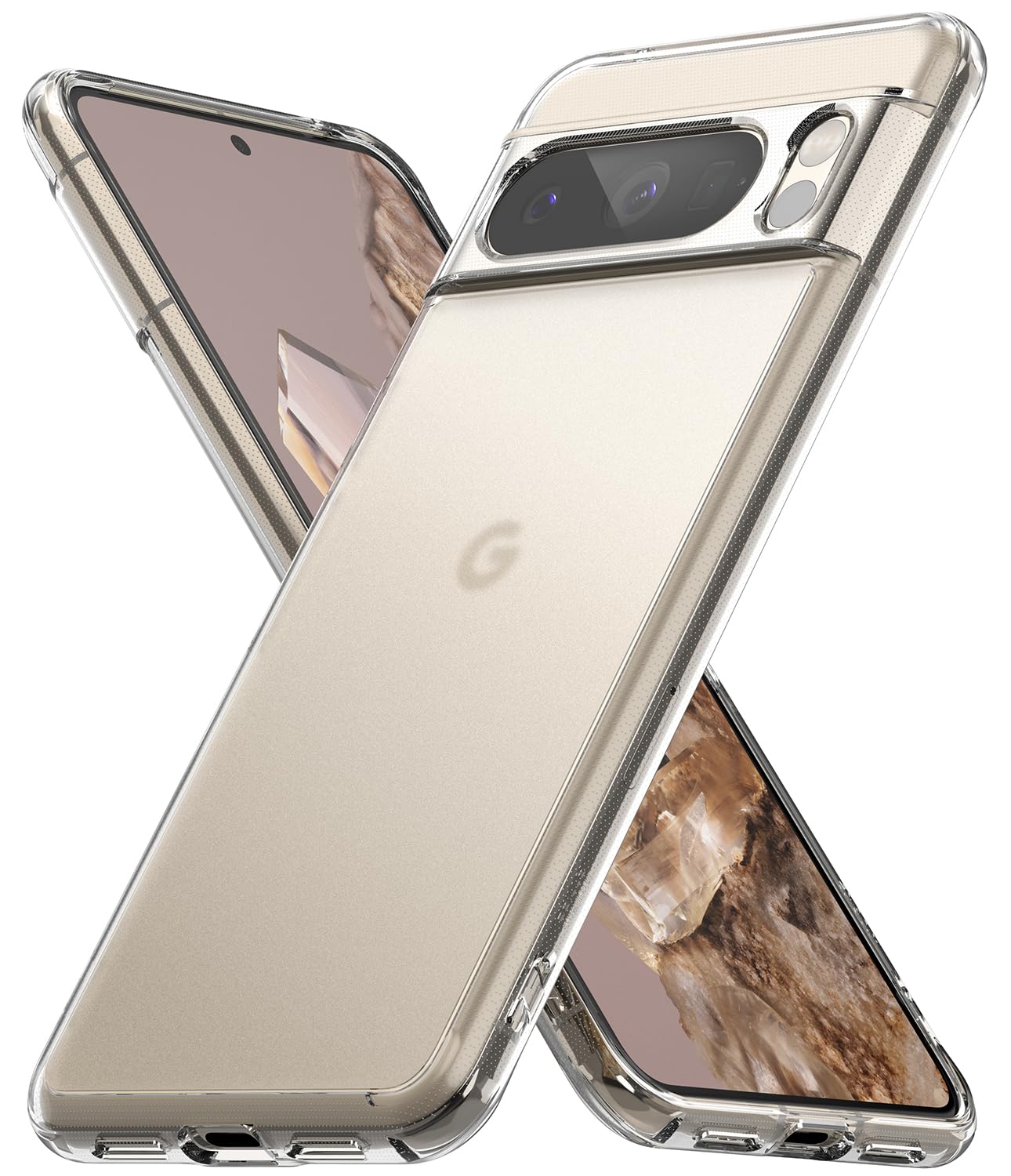Ringke Fusion [Oil & Dirt Resistant] Compatible With Google Pixel 8 Pro Case, Uv Coating For Scratch & Discoloration Resistant -