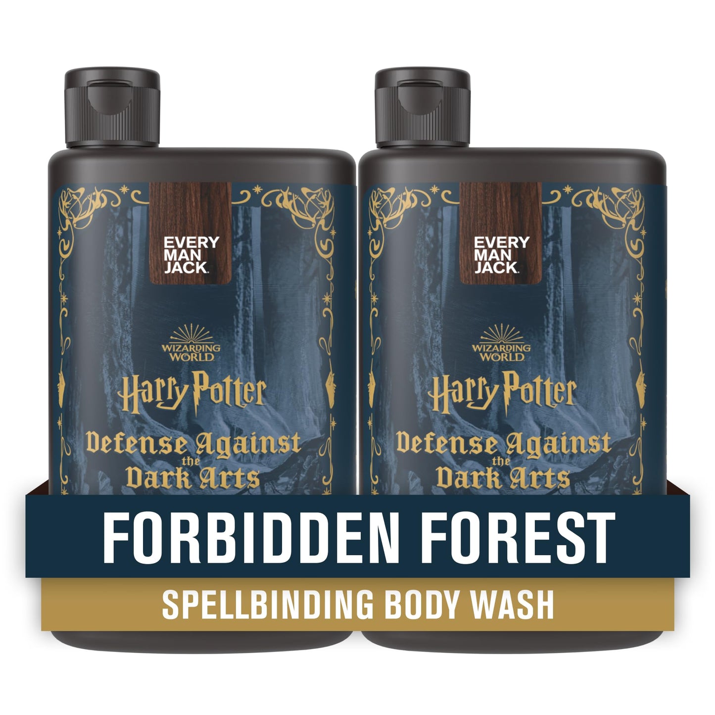 Every Man Jack Harry Potter Collectors Body Wash - Hogwarts Inspired Scents & Clean Ingredients - Defense Against the Dark Arts