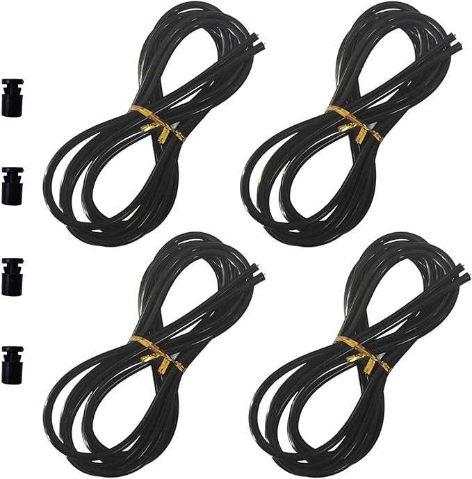 Replacement Cable for Speed Jump Rope, 4pcs 2.8m(9.2ft) Stainless Steel Wire with Polymer Coating for High Speed Jump Rope...