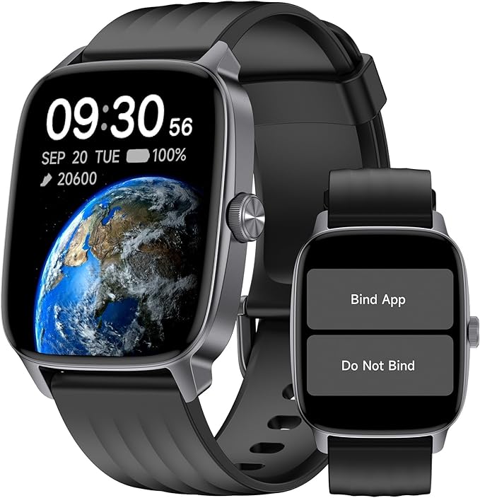 DAVIKO Pedometer Watch Senior Friendly No App/Phone Required, Waterproof Fitness Tracker Watch with Step Counter Calories/...