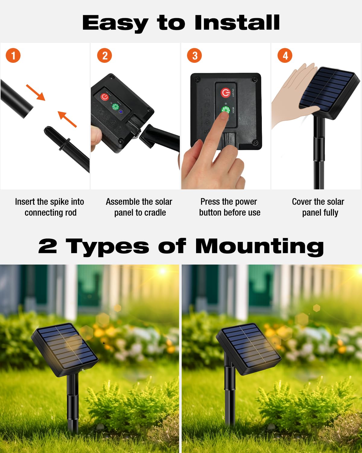 Bitjam 1 Pack Solar Fairy Lights For Outside Waterproof  49Ft/15M 150Led Solar String Lights Outdoor 8 Modes Solar Twinkle Lights For Garden Yard Christmas Tree Wedding Party Decor  Warm White
