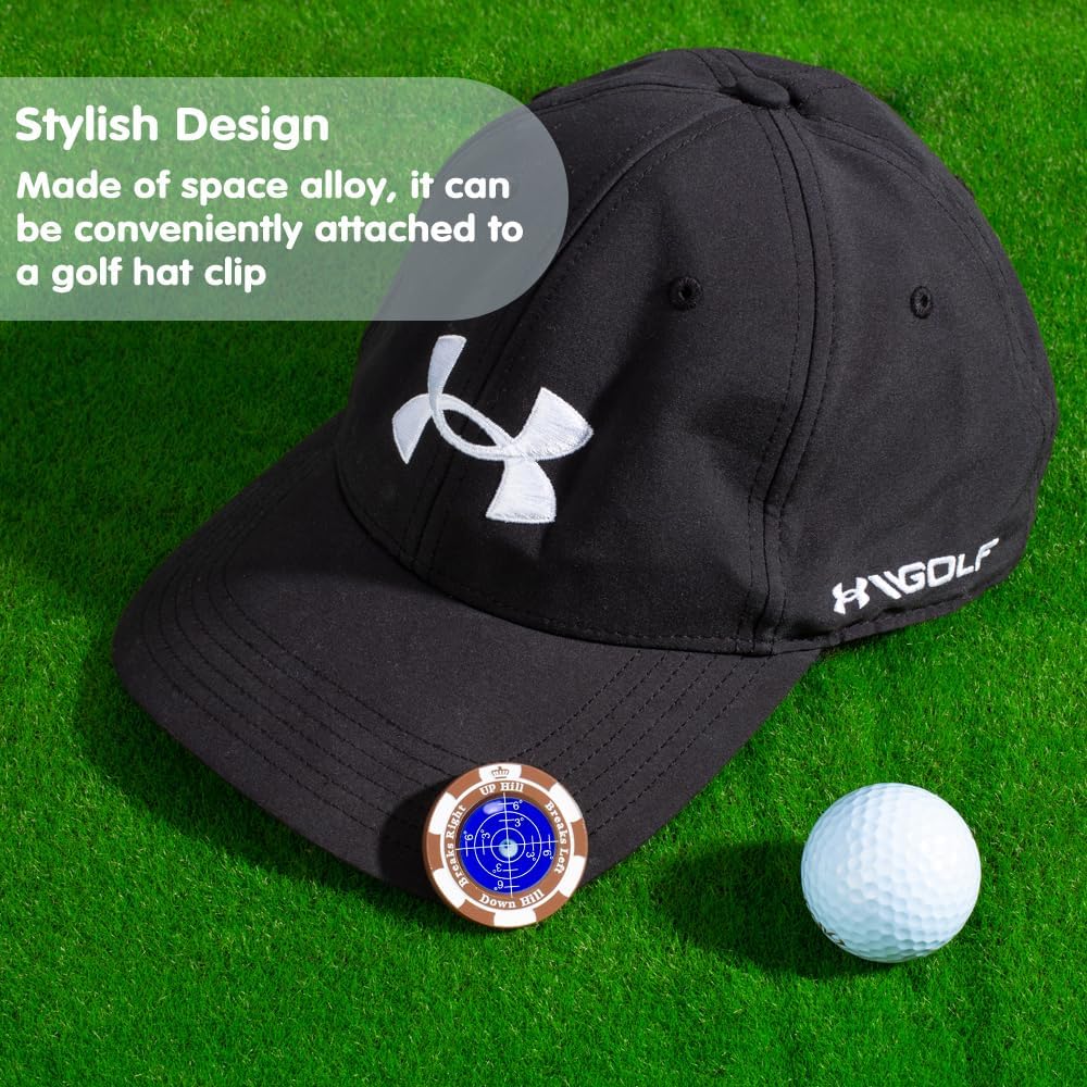 SlopeMaster ProGreen Reader - Golf Ball Marker with High Precision Green Reading Aid Golf Accessories for Men Women