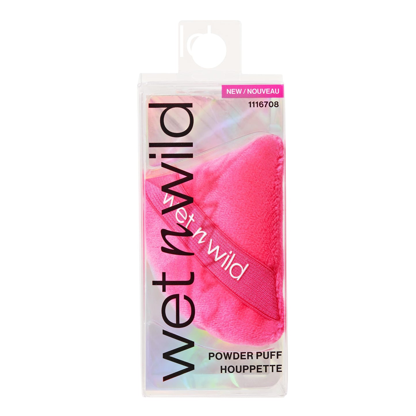 wet n wild Powder Puff, Ultra-Soft Velvet Triangle Puff for Loose & Pressed Powder, Precision Application Around Eyes & Nose, Re