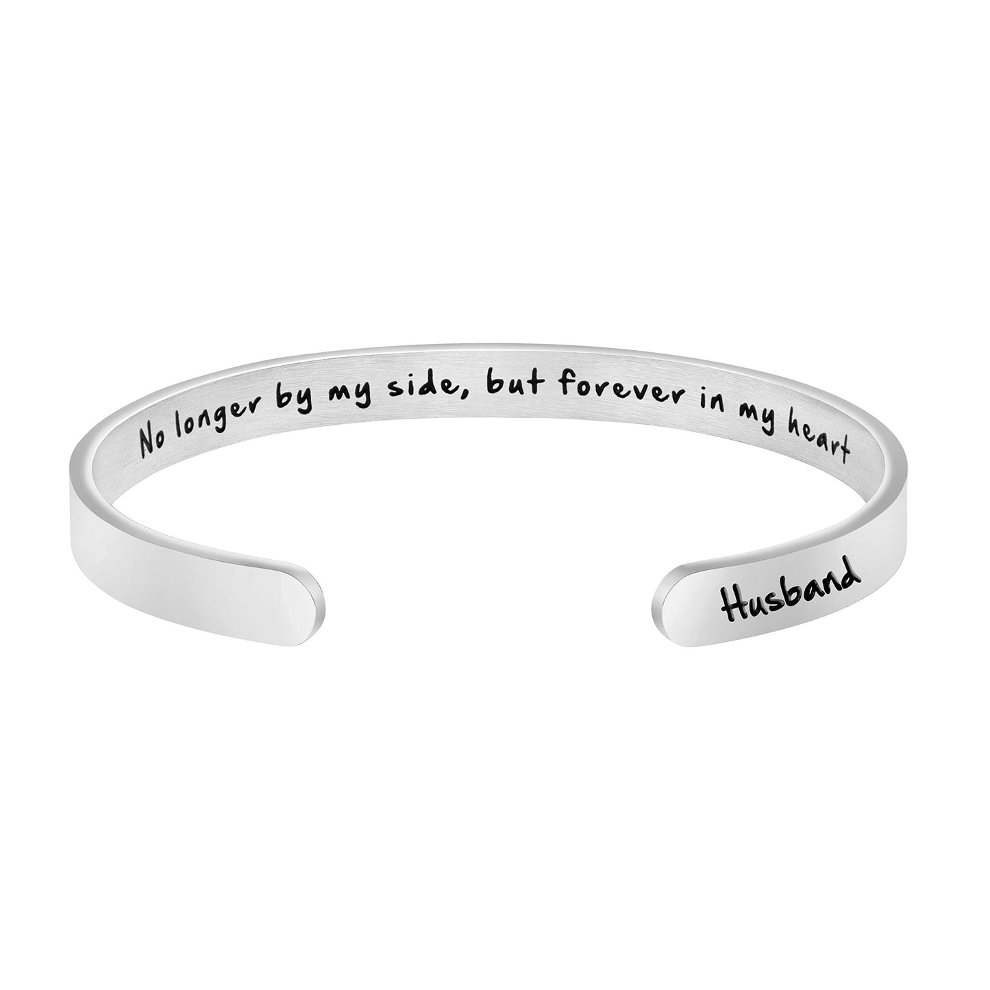 JoycuFF Memorial Gifts for Loss of Husband Personalized Sympathy Bracelets Jewelry for Her Women Loss of Loved One Remembrance M