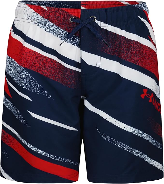 Under Armour Boys Volley Swim Trunks with UPF 50+ Sun Protection, Quick Dry Bathing Suit Shorts