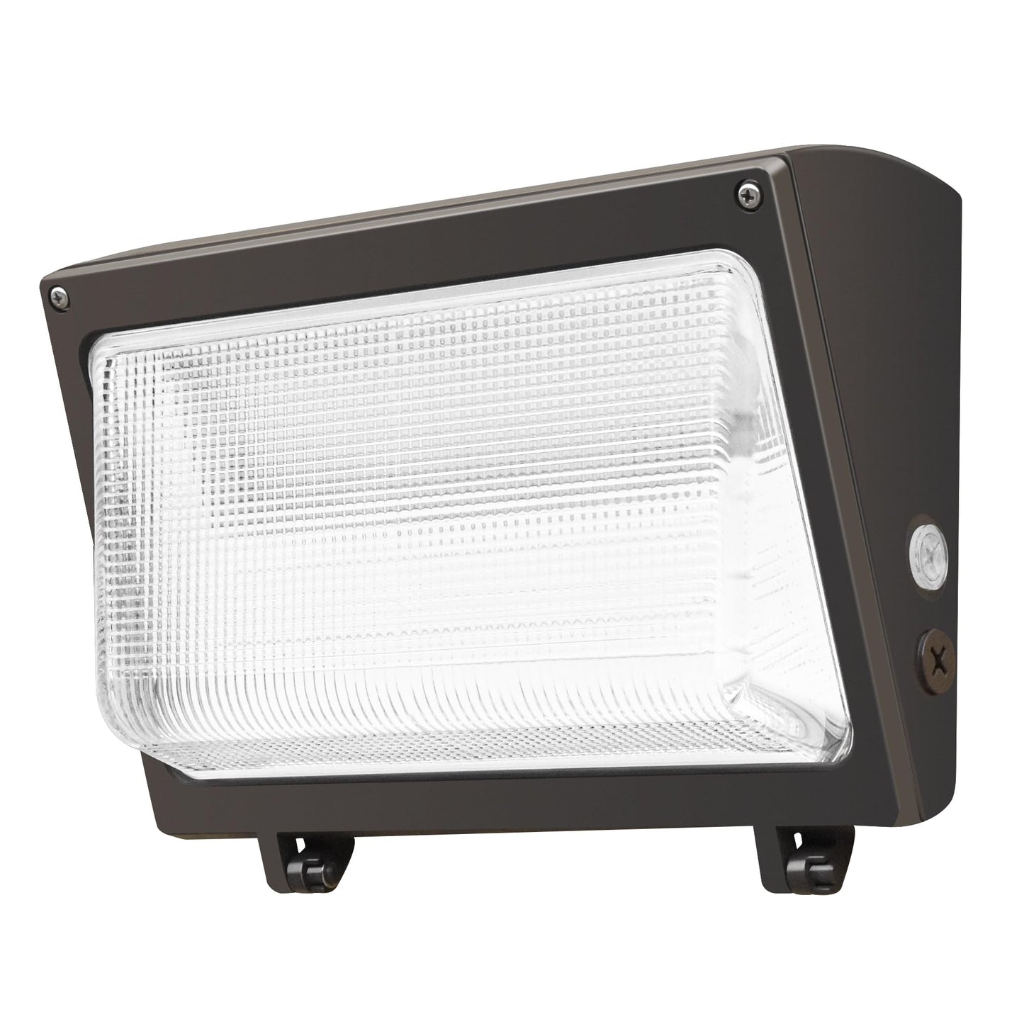Hykolity 120W Led Wall Pack Light, 16200Lm, Dusk-To-Dawn Sensor, Waterproof, Brown, Model Wpa-0502