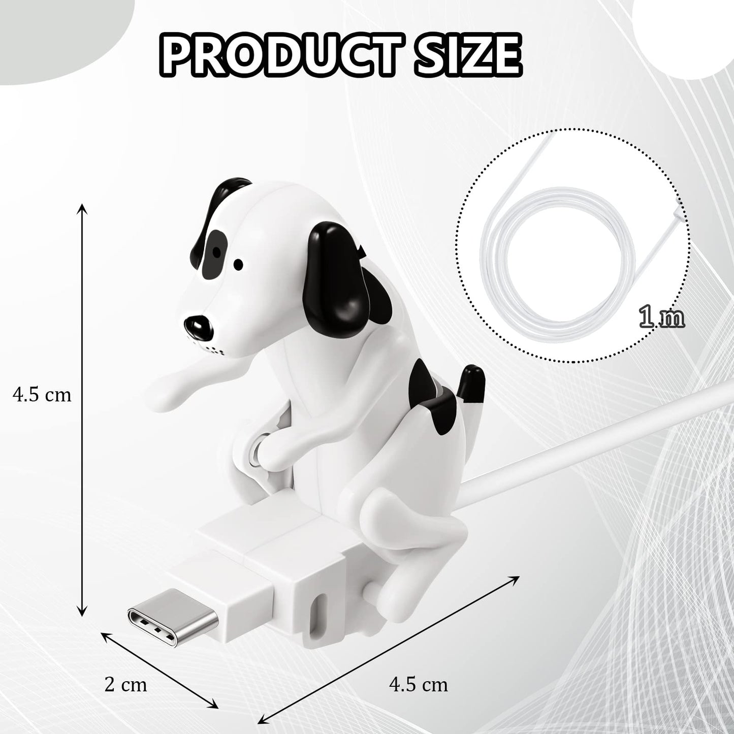 Frienda Dog Charging Cable Dog Smartphone Funny Usb Cable Usb Data Transmission Mini Graduation Season Gift Presents For Chargin