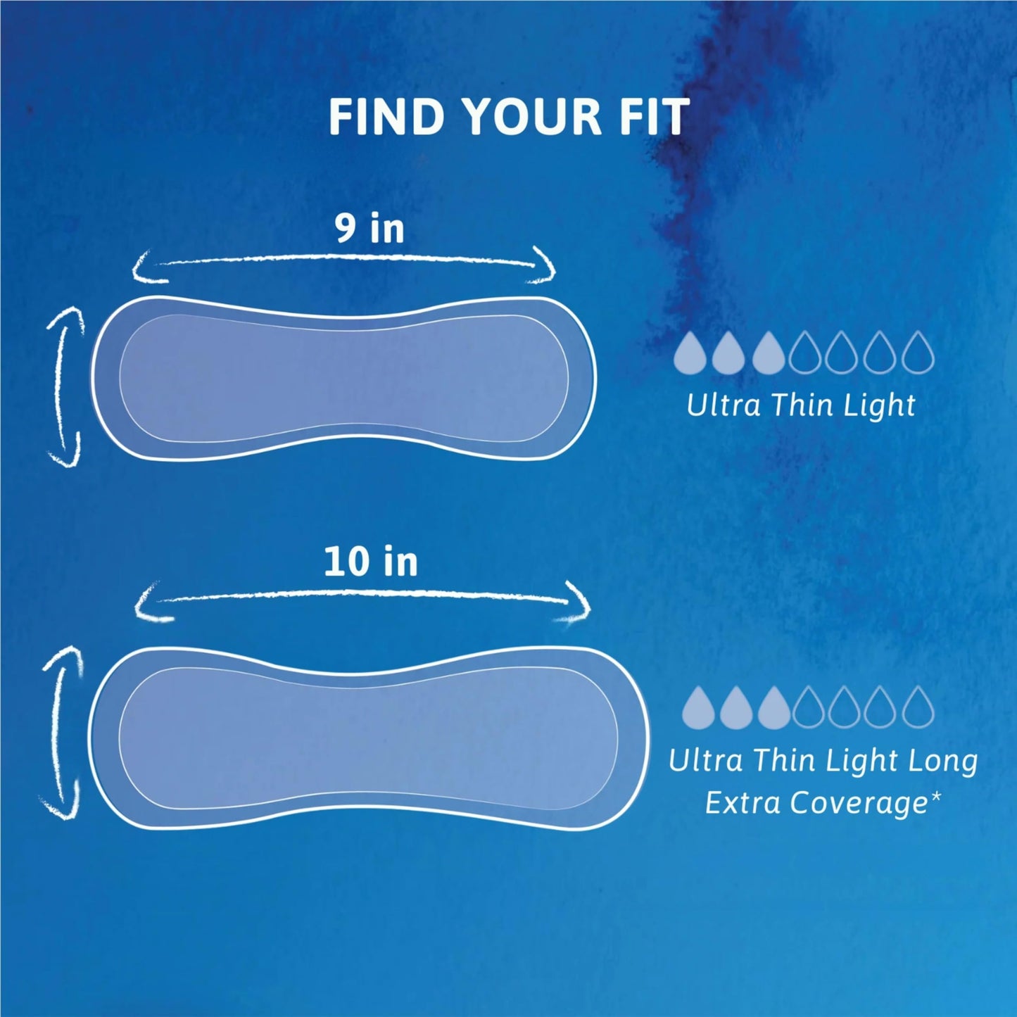 Tena Sensitive Care Female Incontinent Pad Regular Length 9" L 54358, 180 Ct