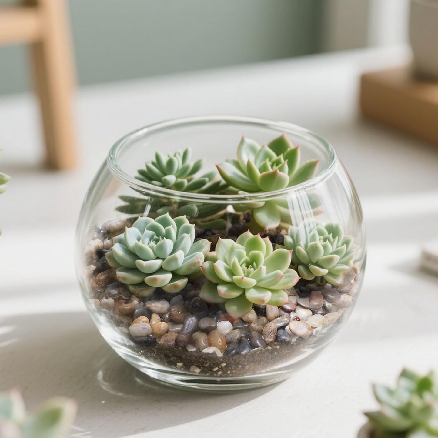 Calofulston 30lb Pebbles, 3/8 Inch Small Pebbles for Indoor Plants, Aquariums, Bamboo, Succulent, Vase, Outdoor Landscaping, Decorative Polished Plant Rocks for Pots Indoor, Mixed Color