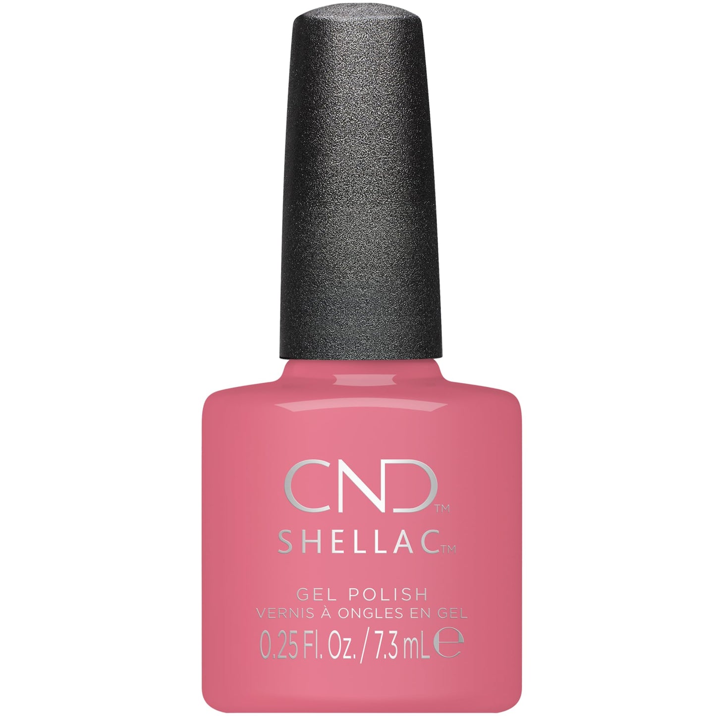 CND Shellac Gel Nail Polish, Long-lasting NailPaint Color with Curve-hugging Brush, Pink Polish, 0.25 fl oz