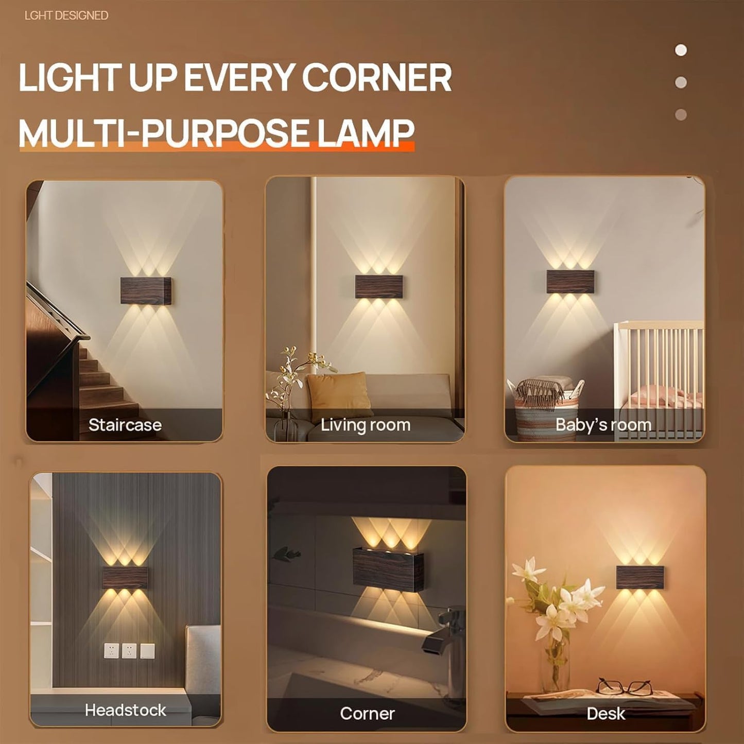 Shelprojsu LED Cordless Wall Sconce Set of 2, Rechargeable, Remote Control, Dimmable, White, Model WA807