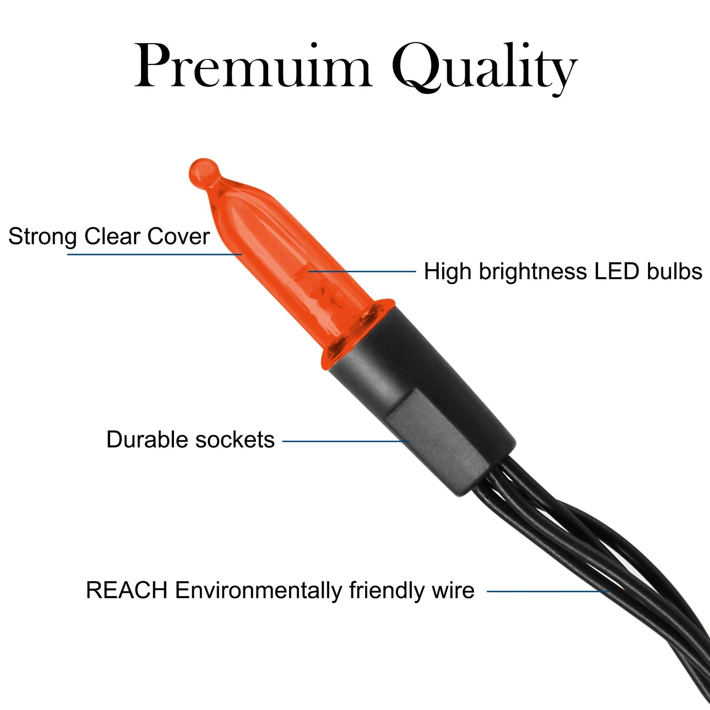 Twinkle Star Orange Halloween String Lights  2 Pack Total 100 Led 32Ft Battery Operated String Light Waterproof Tree Lights With 8 Lighting Modes Indoor Outdoor Patio Garden Halloween Decorations