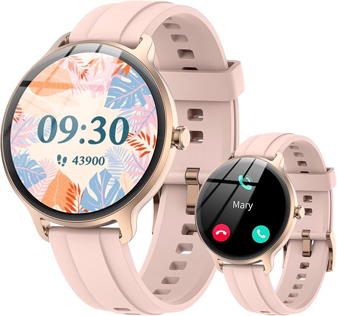 Smart Watch for Men Women(Answer/Make Calls), Smartwatch Built-in AI Voice, 1.27" HD Fitness Tracker with Heart Rate/Slee...