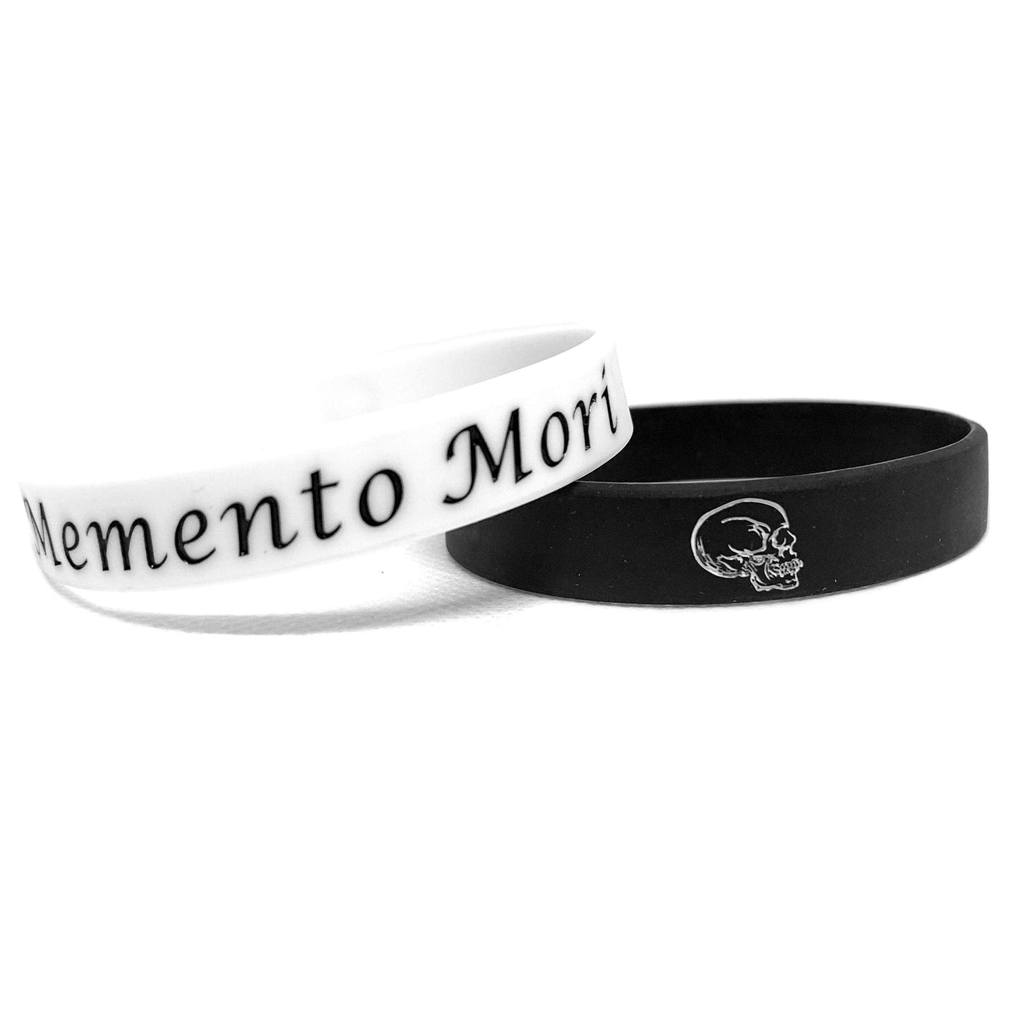 Memento Mori Wristbands 2 Pack | Stoic Bracelet | Remember You Will Die | Stoicism Seneca Marcus Aurelius Philosophy - Malayan B