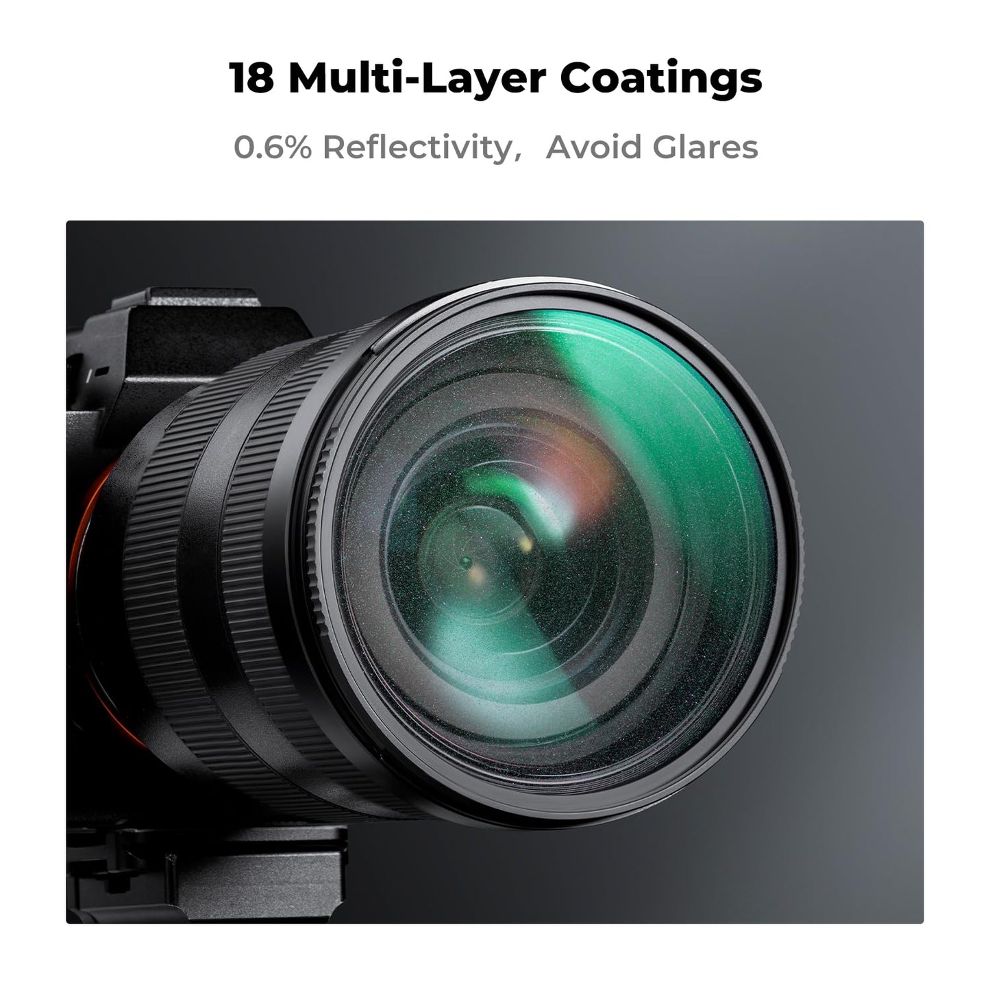 K&F Concept 55Mm Shimmer Diffusion 1 Effect Filter Optical Glass 18 Multi-Coated Glimmer Glass Filter For Camera Lens With 3 Cle
