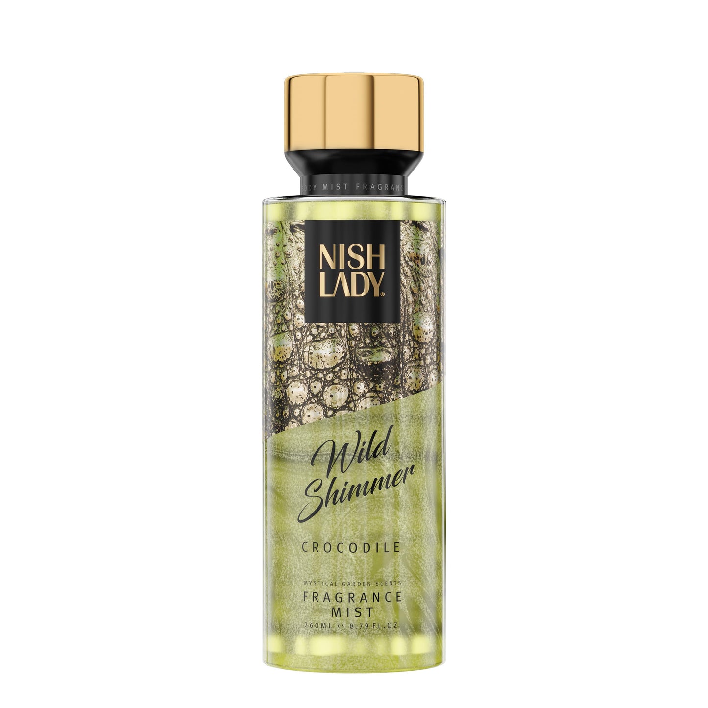 Nishlady Fragrance Mist Wild Shimmer CROCODILE 260ml / 8.79fl.oz